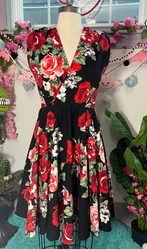 Persephone Rose Dress SAMPLE SIZE M sold by Wax Poetic