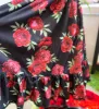 Heidi Swing Dress in Red Floral Print sold by Wax Poetic