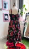 Heidi Swing Dress in Red Floral Print sold by Wax Poetic