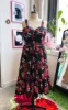 Heidi Swing Dress in Red Floral Print sold by Wax Poetic