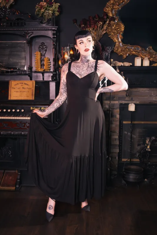 Nightshade Maxi Dress by Elle Rebel sold by Wax Poetic