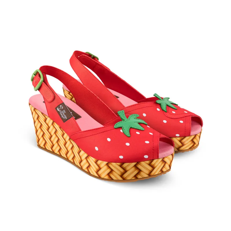 Chocolaticas® Strawbella Women's Sandal sold by Wax Poetic