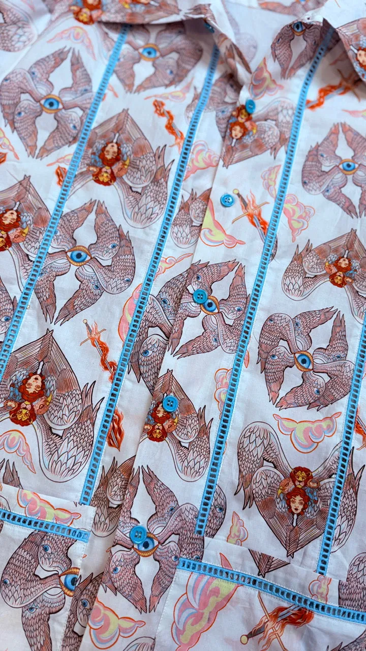 Men's Heavenly Bodies Cocktail Shirt sold by Wax Poetic