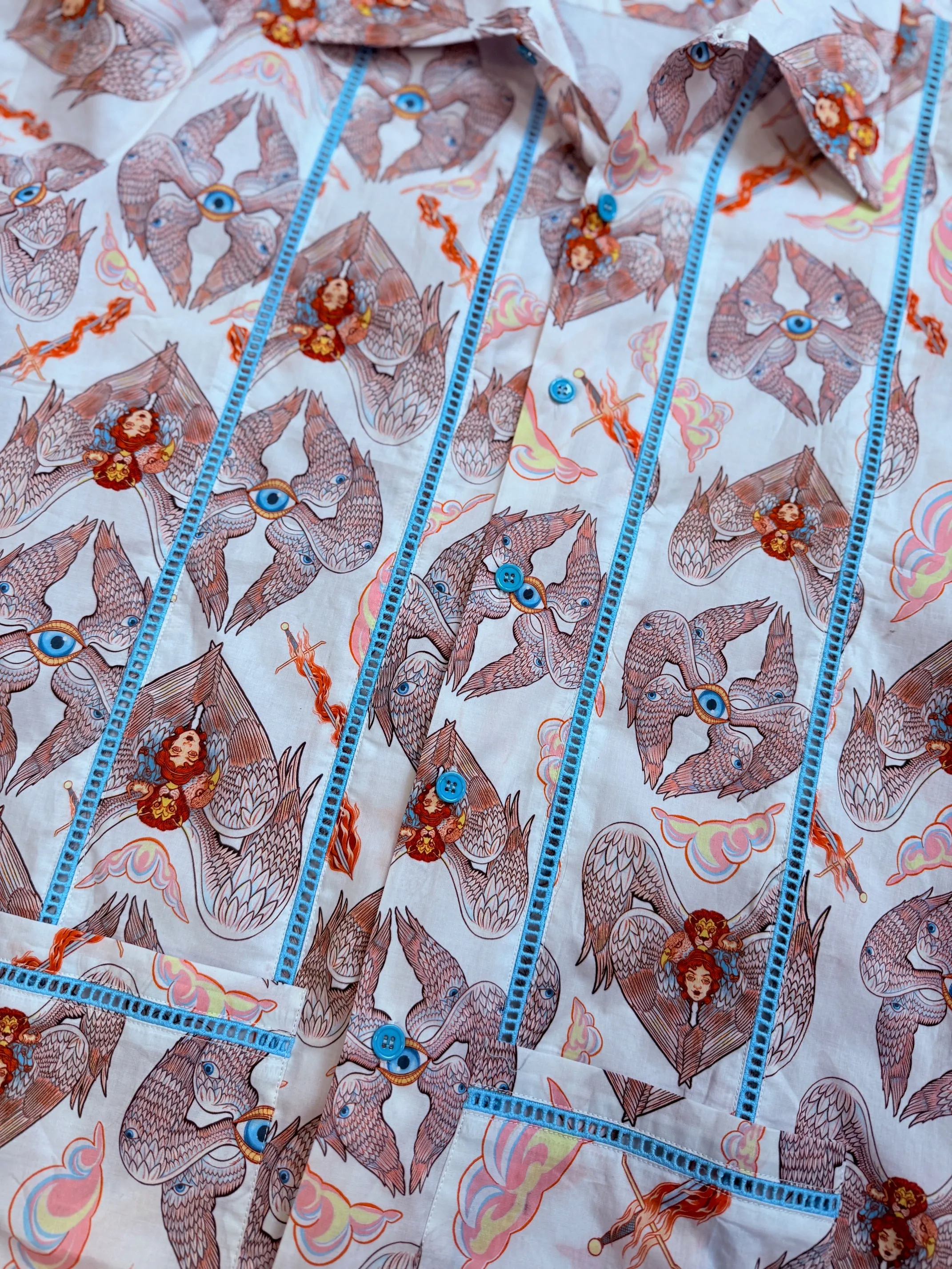 Men's Heavenly Bodies Cocktail Shirt sold by Wax Poetic product image thumbnail 2