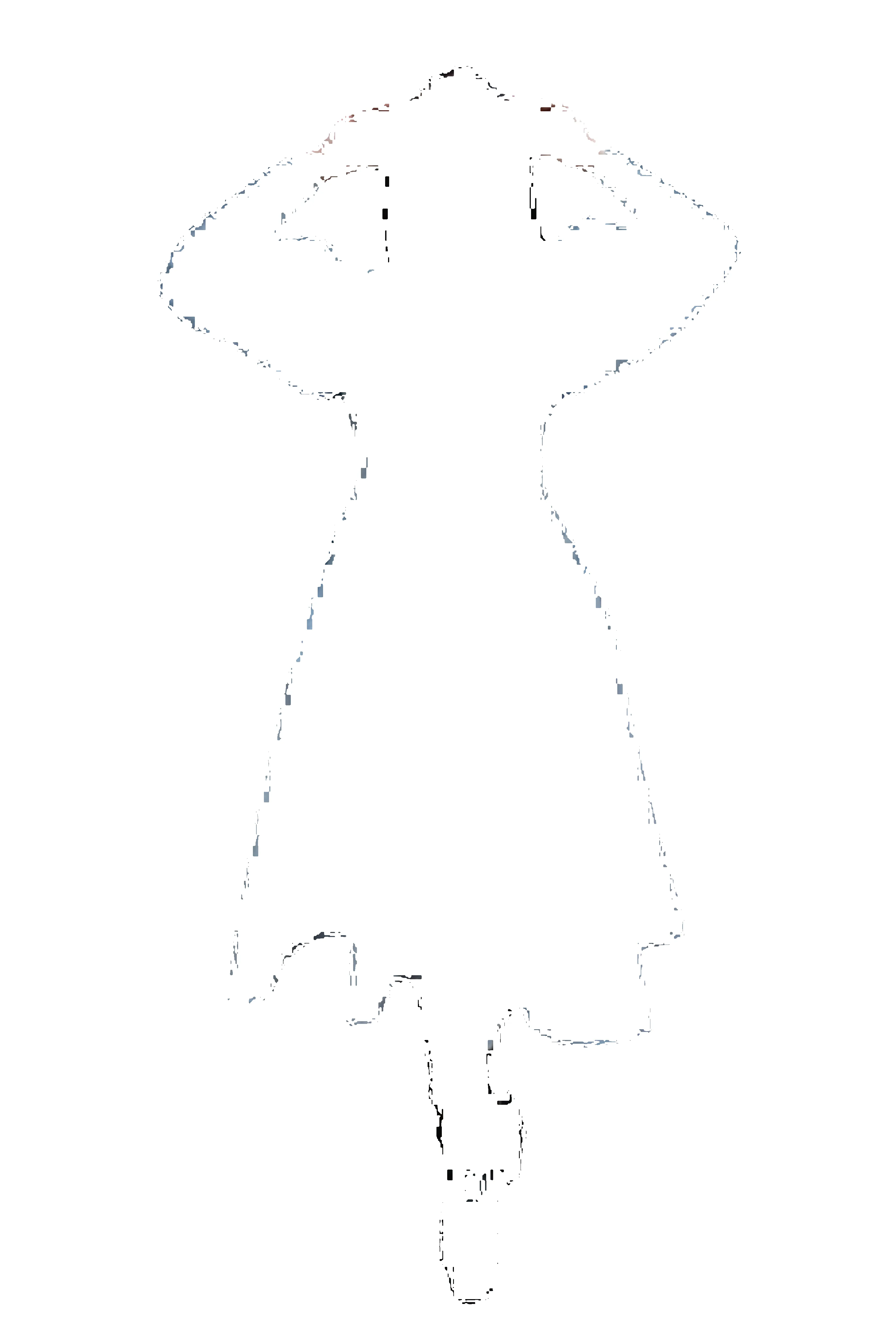 The "Malvolia" Dress in WONDERLAND BLUE by Petals and Poison sold by Wax Poetic product image thumbnail 3