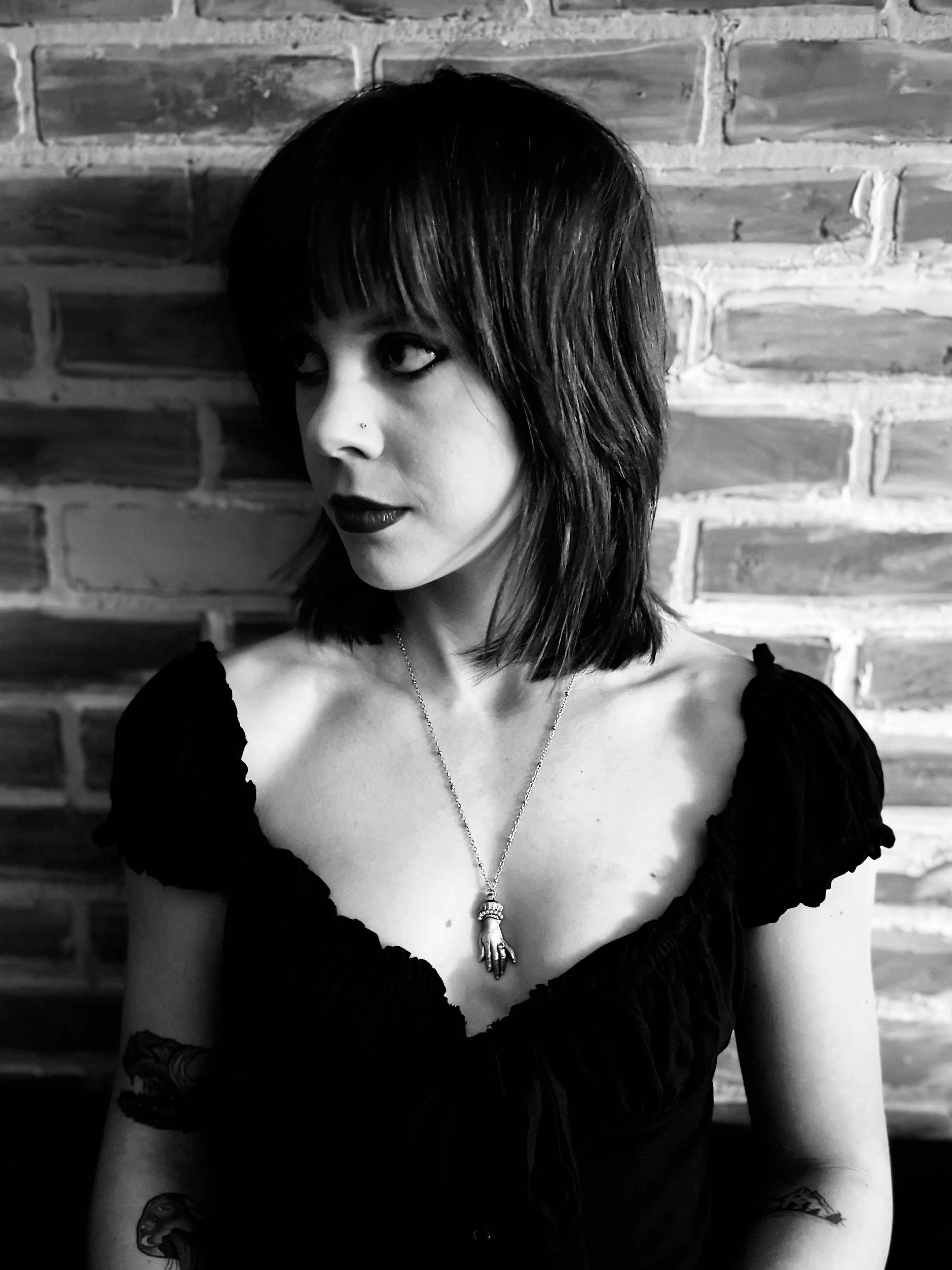 Victorian Hand necklace by Seance sold by Wax Poetic product image thumbnail 3