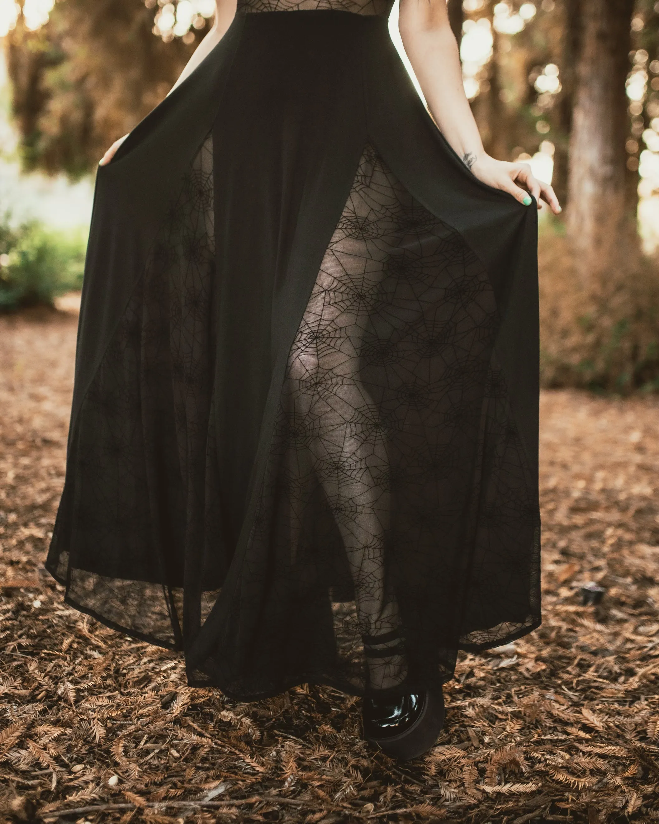 Arachnophobia Maxi Dress Pre-Sale by Weasel Wear sold by Wax Poetic product image thumbnail 5