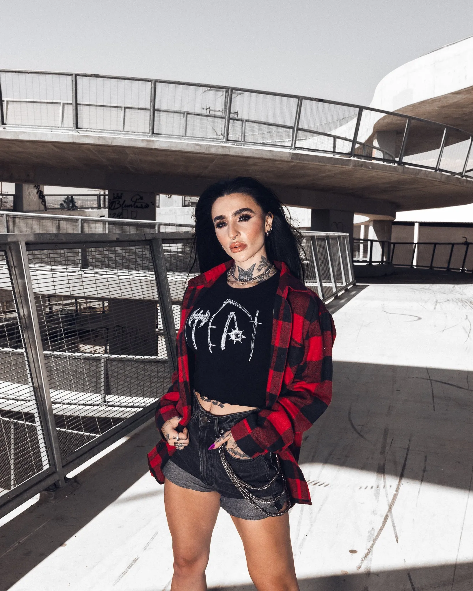 Van Helsing Crop Top by The Pretty Cult sold by Wax Poetic product image thumbnail 4