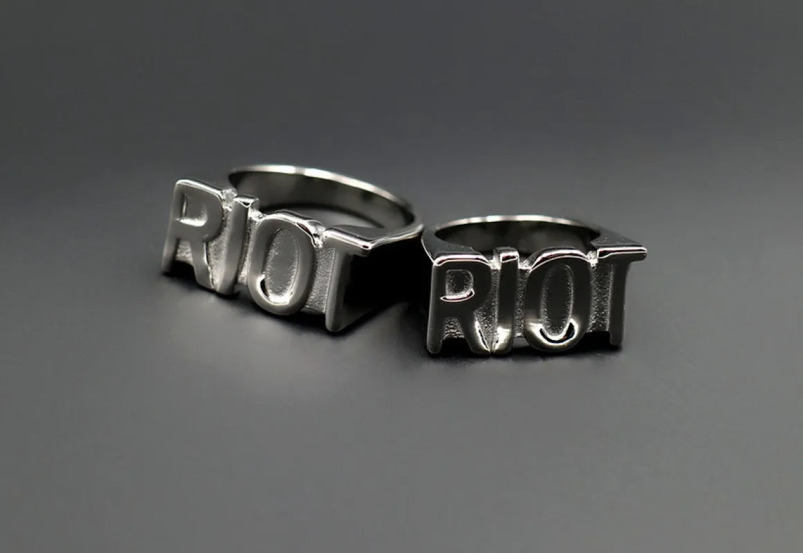 Riot Duster Ring by Topple and Burn made by Wax Poetic