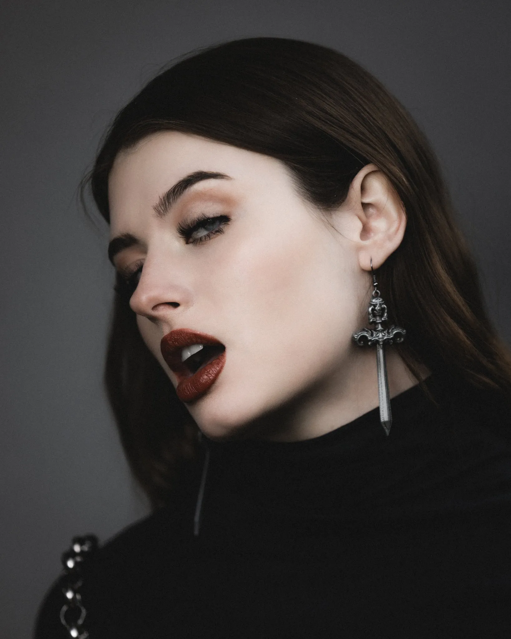 Woe Blade Earrings by The Pretty Cult sold by Wax Poetic product image thumbnail 3