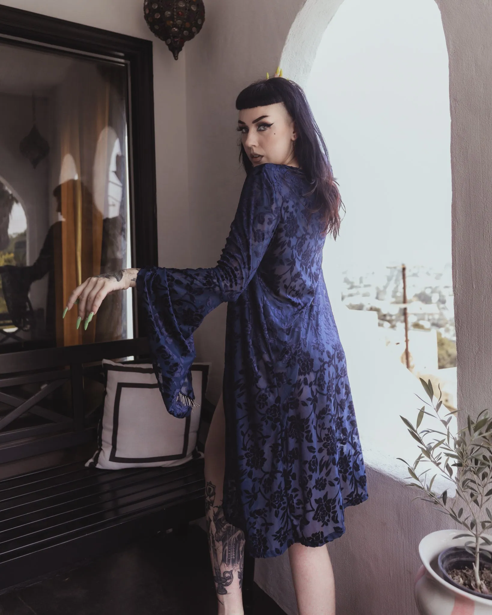 Midnight Muse Kimono by The Pretty Cult sold by Wax Poetic product image thumbnail 2
