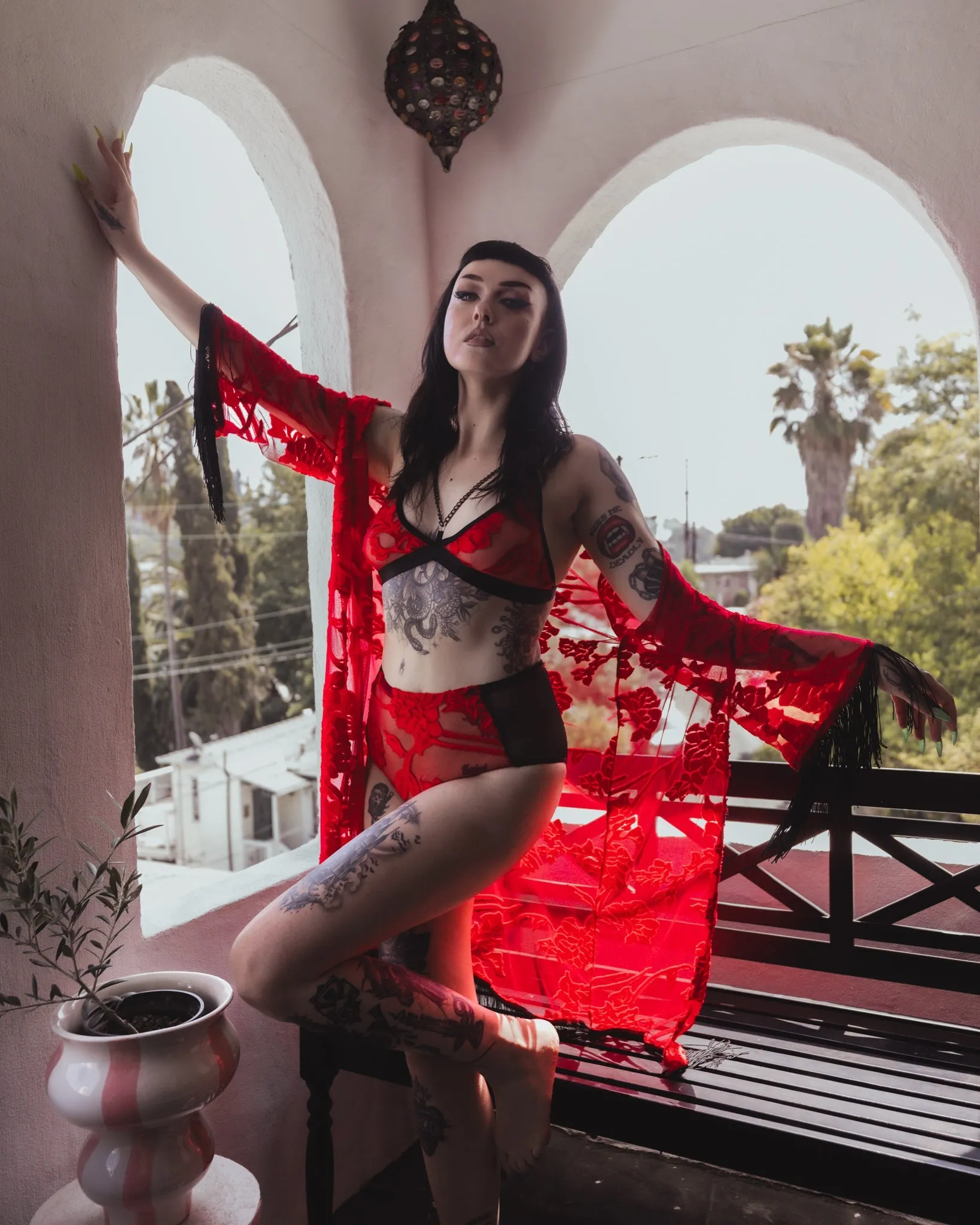 Blood Moon Kimono by The Pretty Cult sold by Wax Poetic product image thumbnail 5