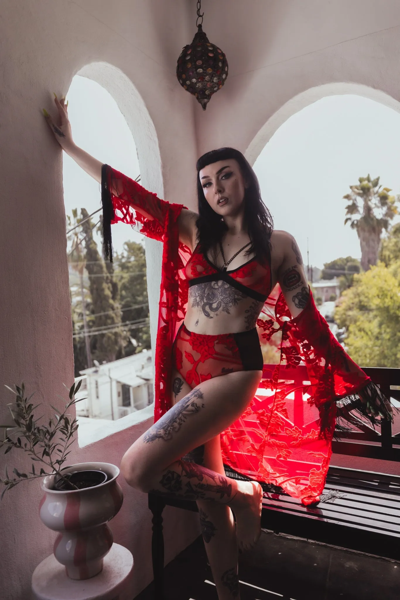 Blood Moon Kimono by The Pretty Cult sold by Wax Poetic product image thumbnail 4
