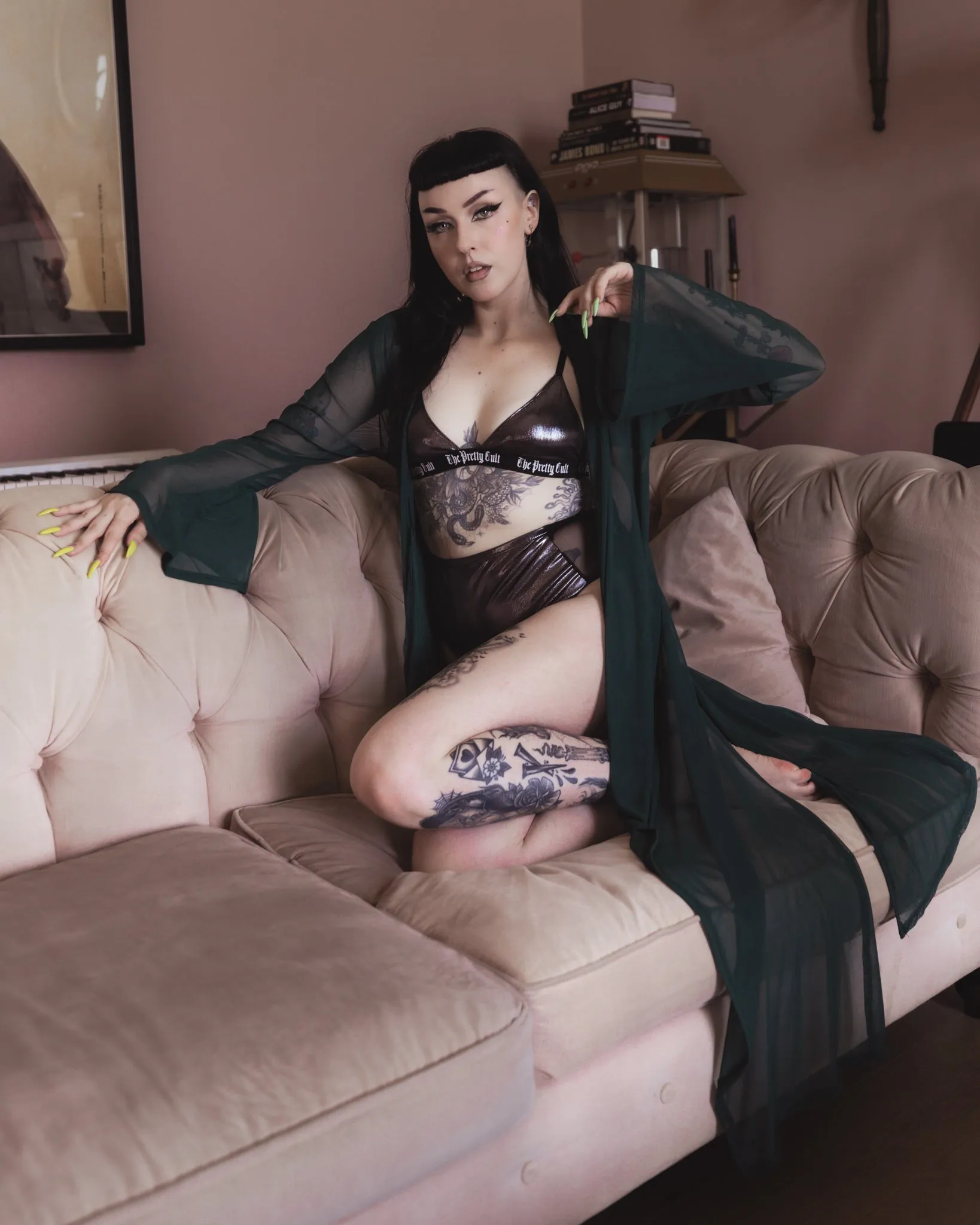 Sorceress Veil Kimono by The Pretty Cult sold by Wax Poetic product image thumbnail 3