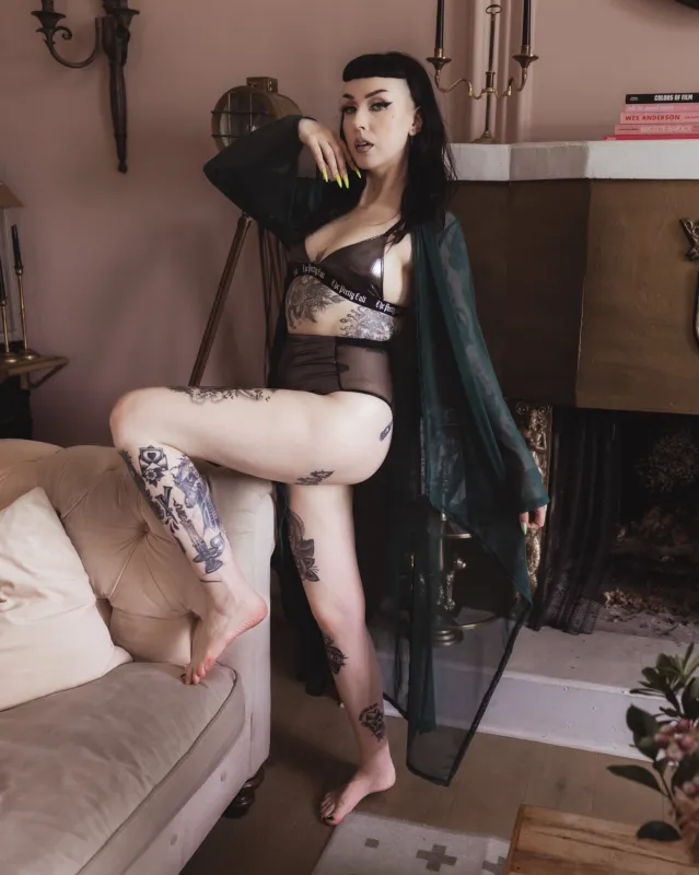 Sorceress Veil Kimono by The Pretty Cult sold by Wax Poetic