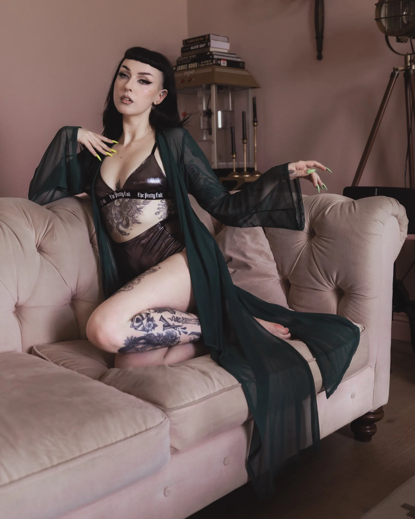 Sorceress Veil Kimono by The Pretty Cult sold by Wax Poetic product image thumbnail 5