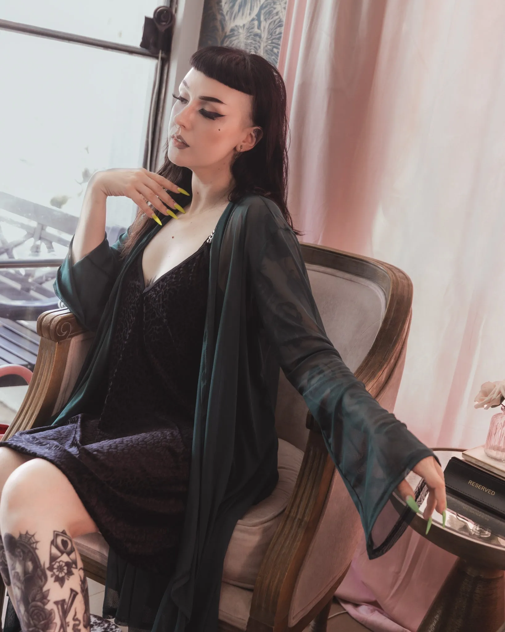 Sorceress Veil Kimono by The Pretty Cult sold by Wax Poetic product image thumbnail 2