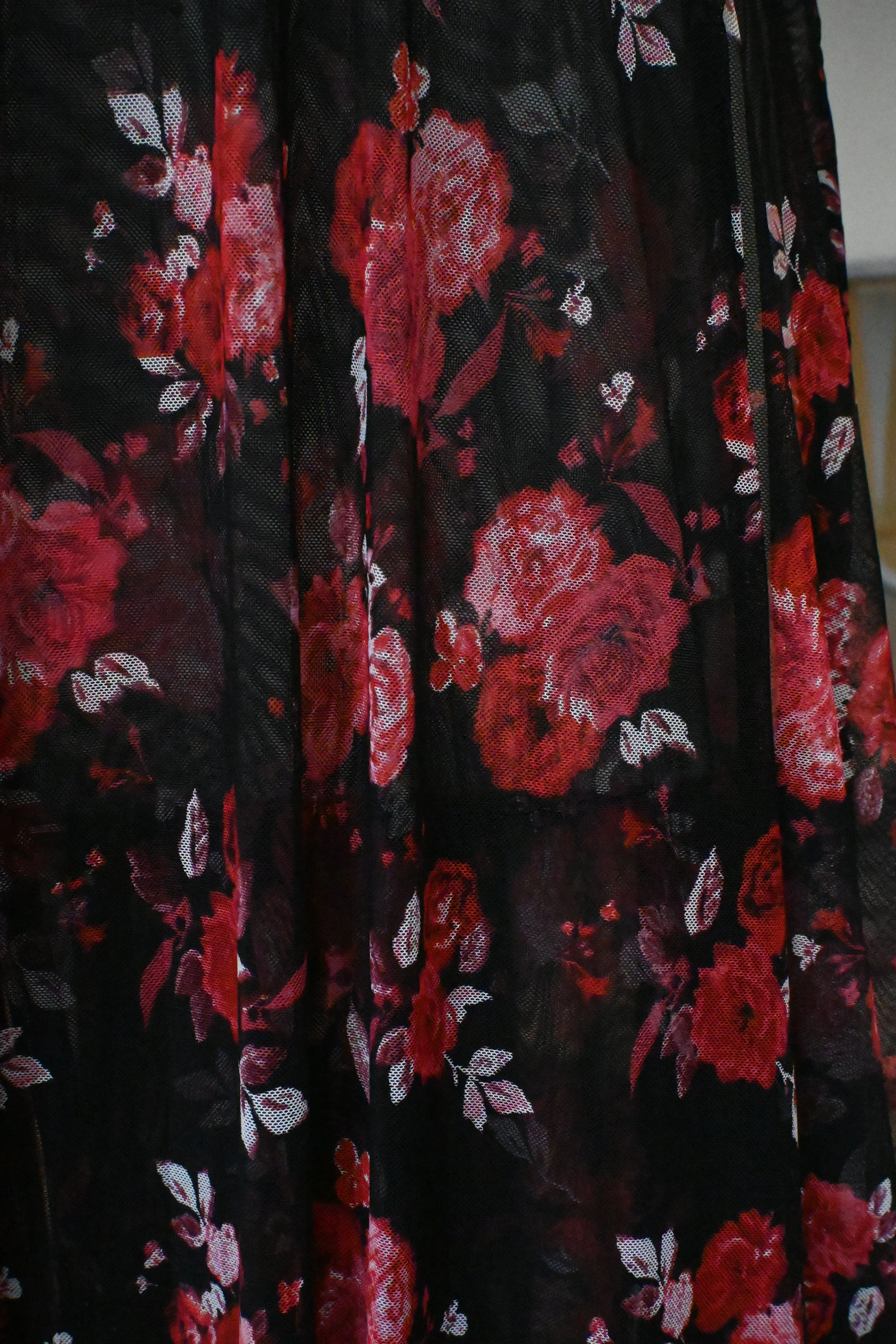 Lydia Wrap Dress in Rose Cluster Mesh sold by Wax Poetic product image thumbnail 4