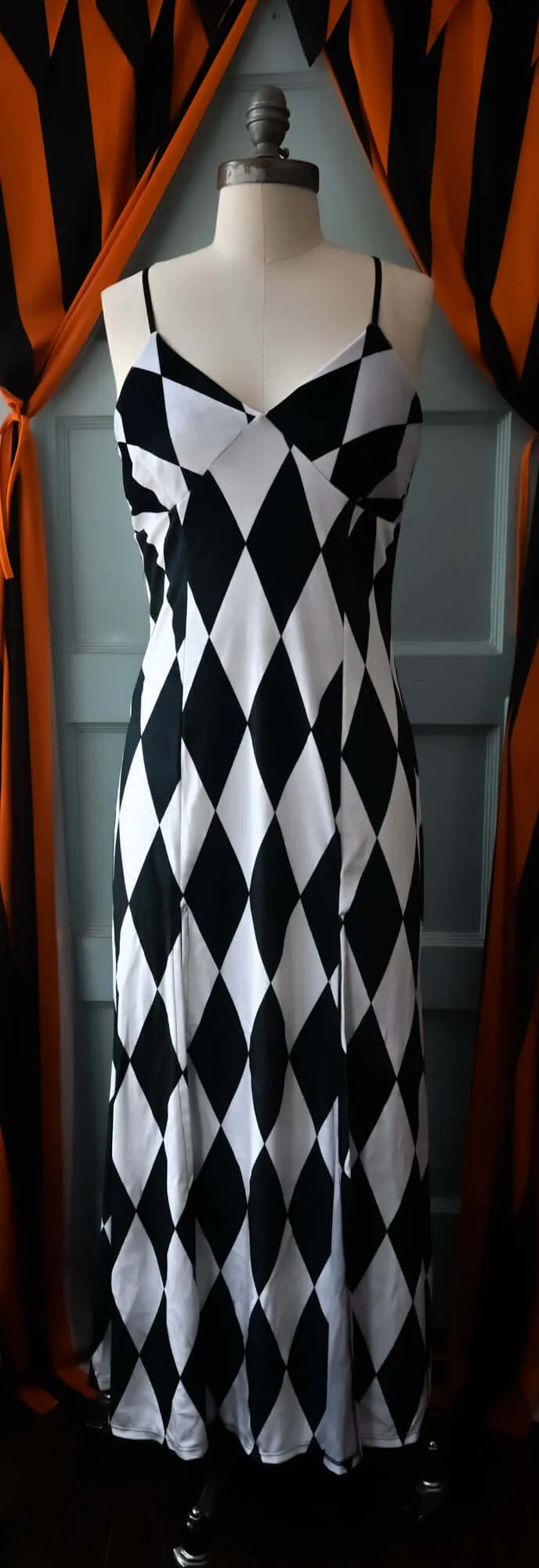 Lily dress in Harlequin Velvet sold by Wax Poetic product image thumbnail 3