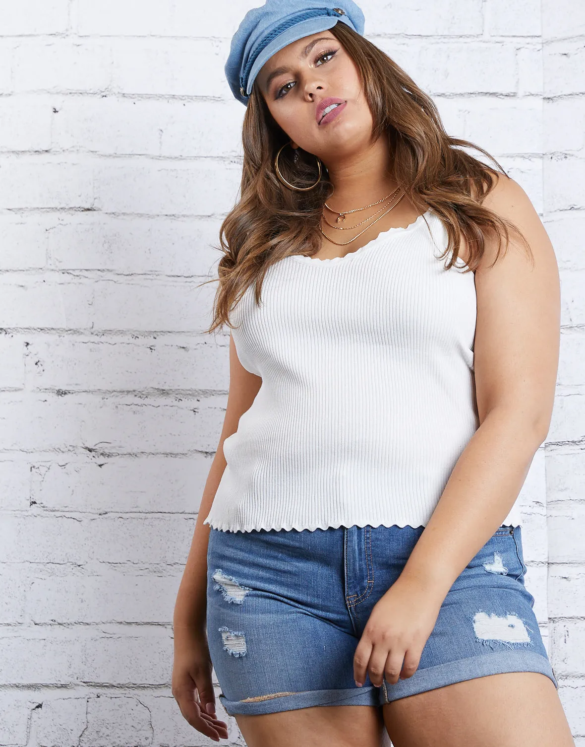 Plus Size Take It Easy Tank sold by 2020 Ave product image thumbnail 2