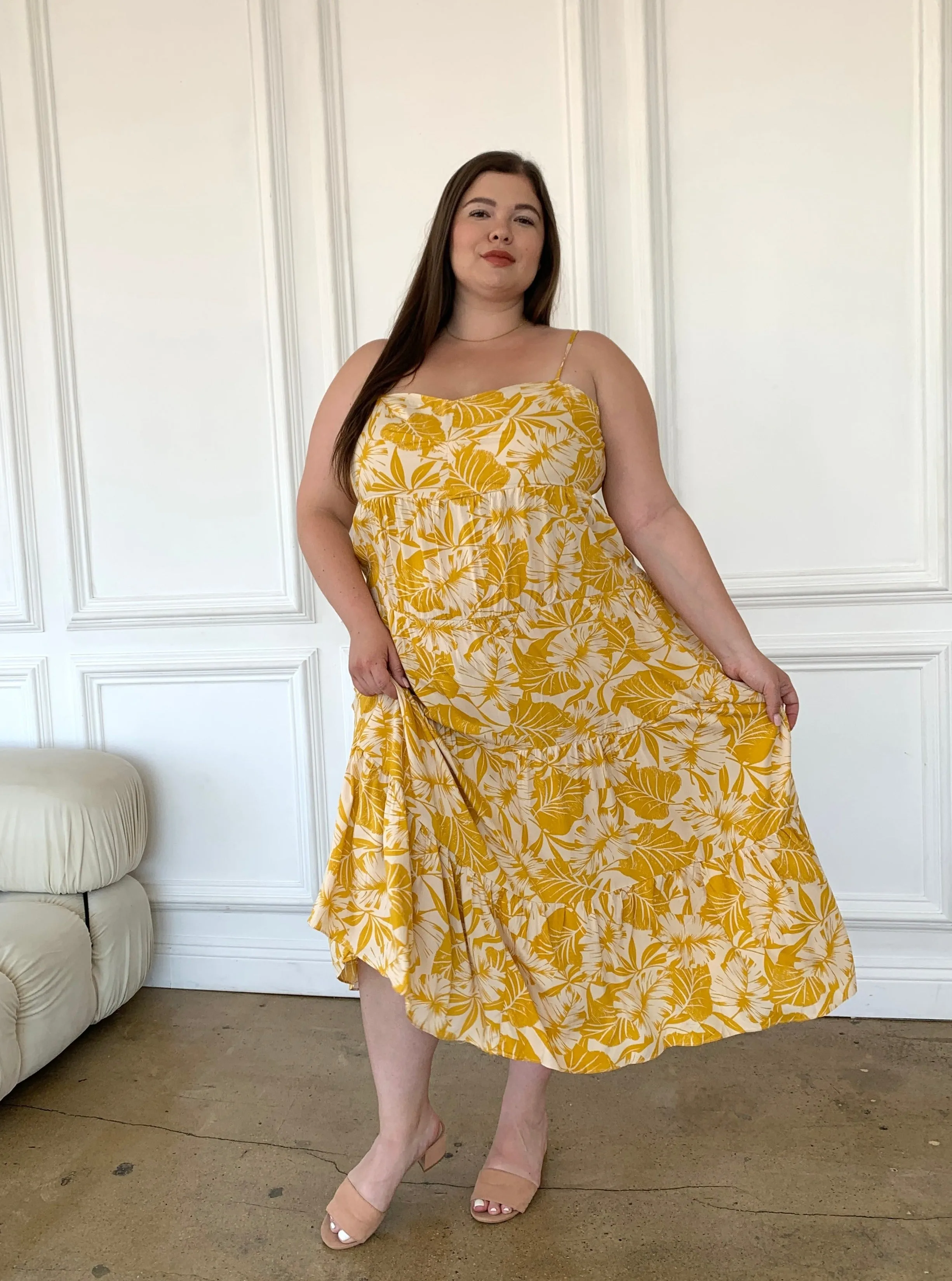 Plus Size Tropical Print Sundress sold by 2020 Ave product image thumbnail 2