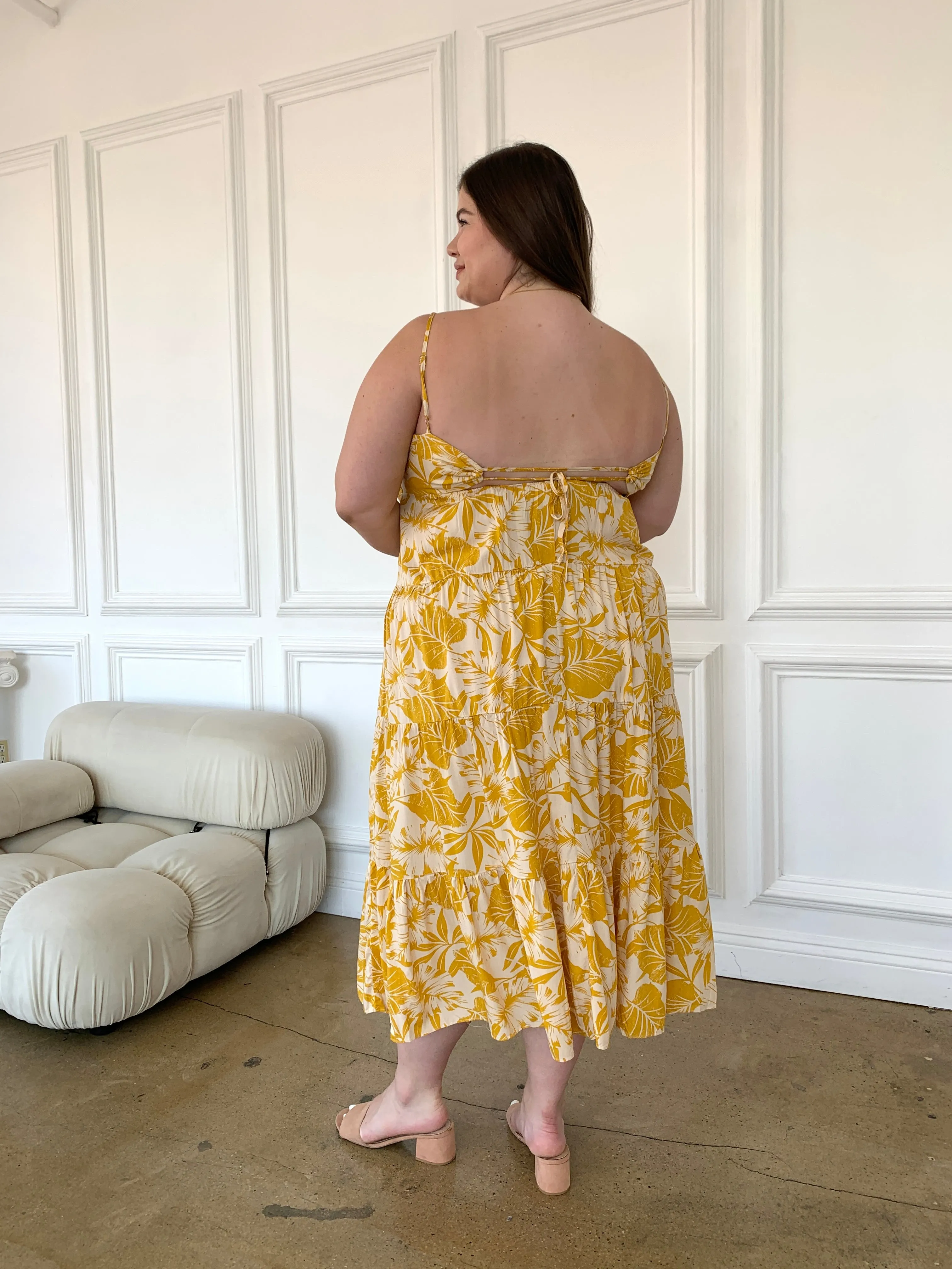 Plus Size Tropical Print Sundress sold by 2020 Ave product image thumbnail 3