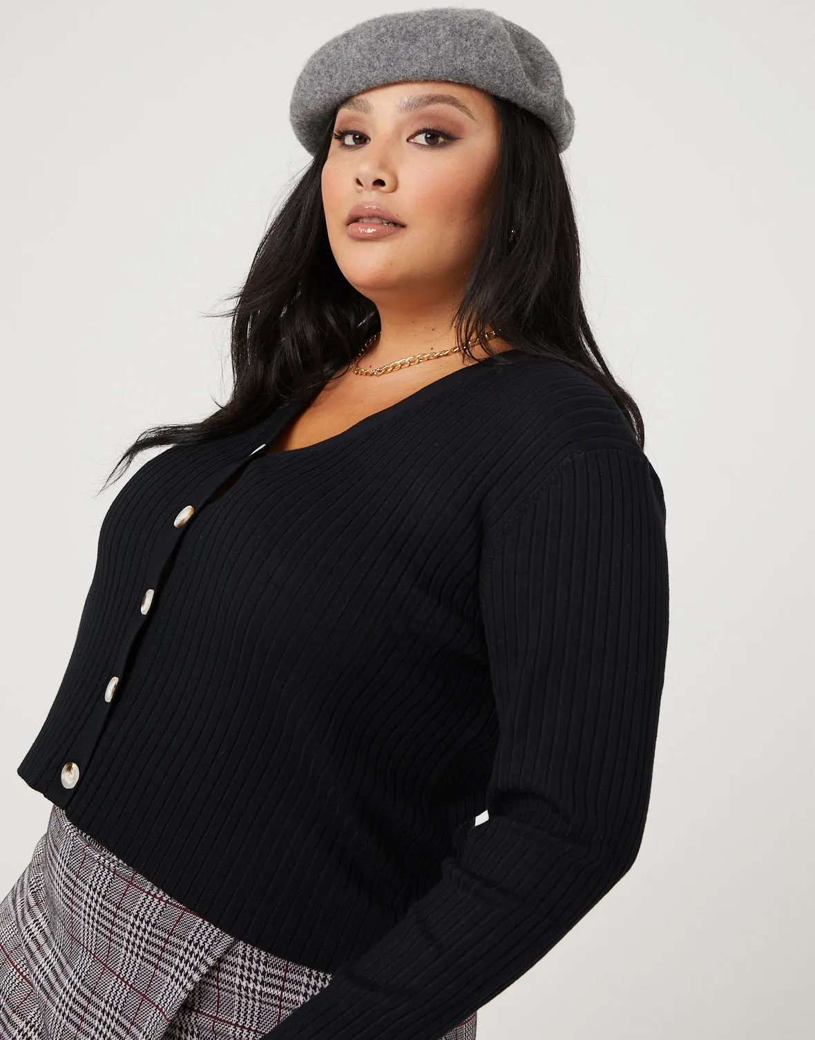 Plus Size Cardigan Top sold by 2020 Ave product image thumbnail 4