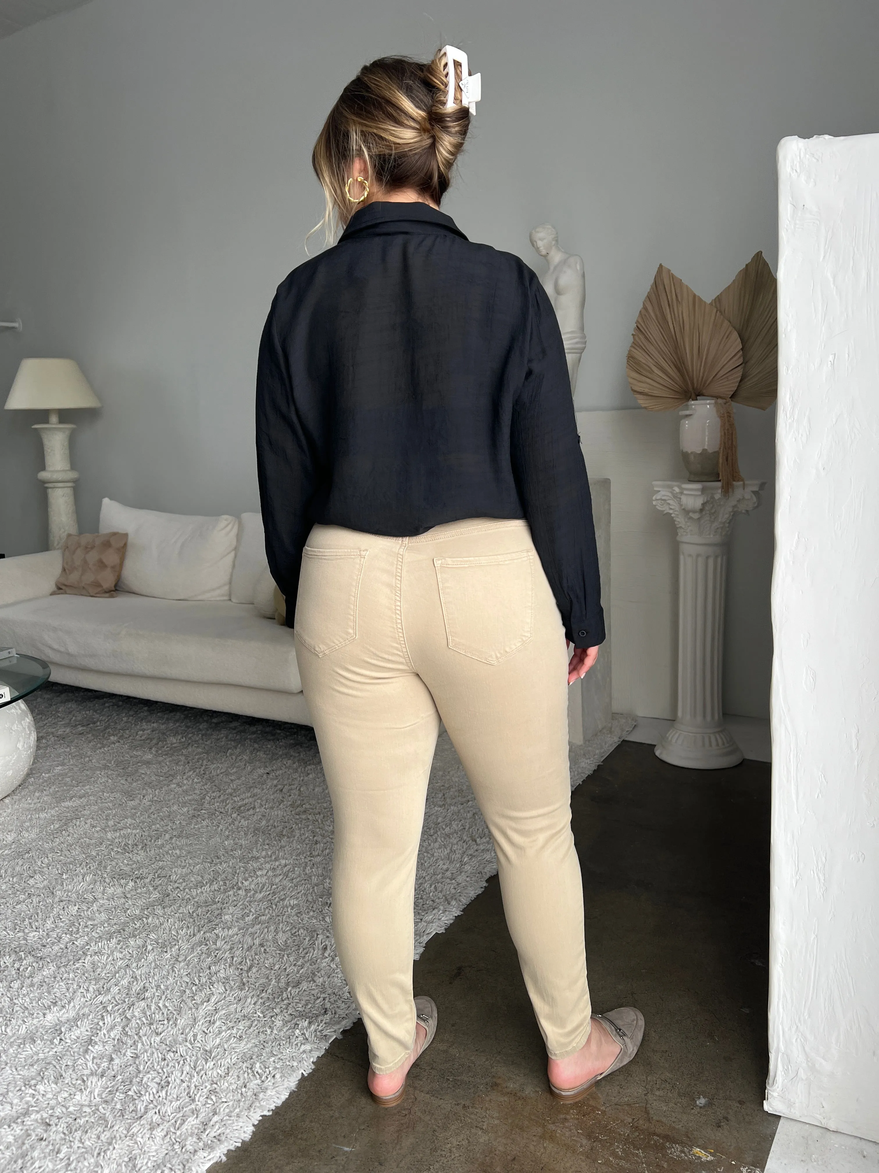Plus Size Skinny Khaki Pants sold by 2020 Ave product image thumbnail 4