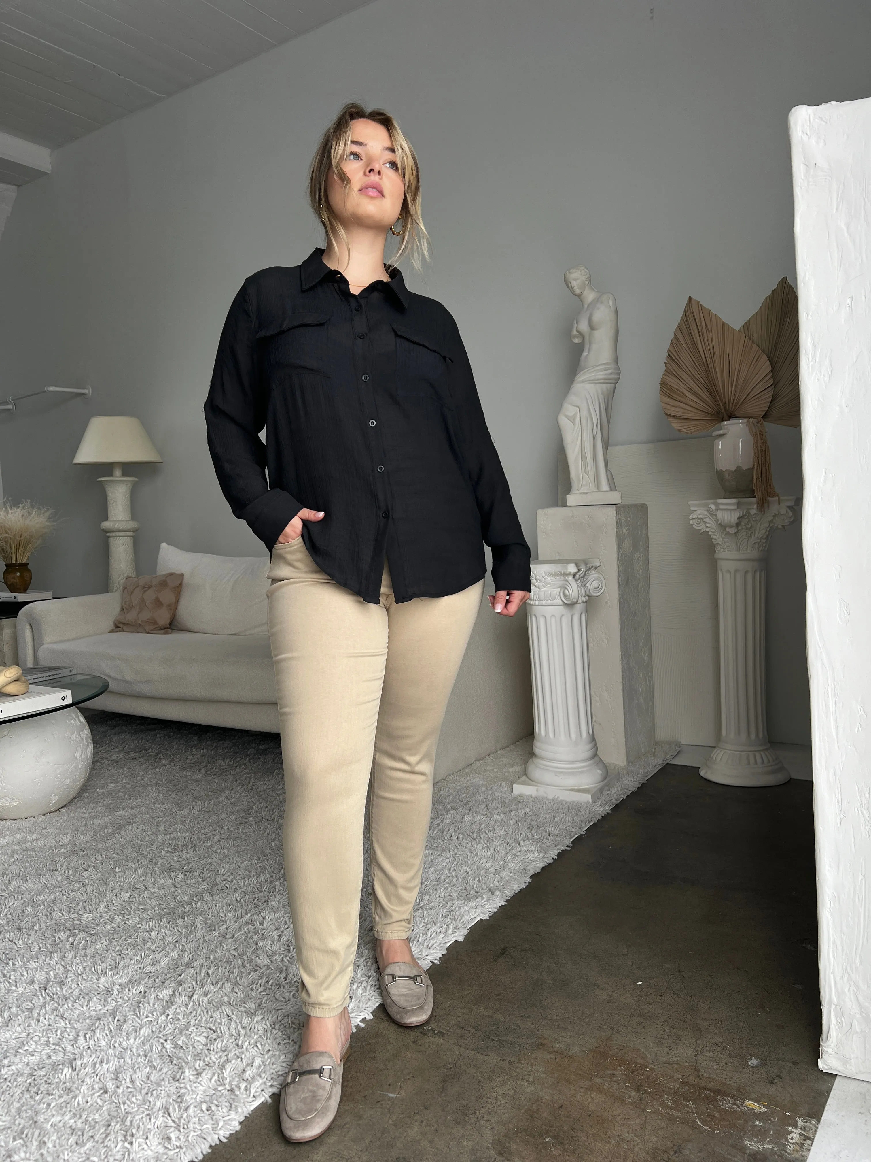 Plus Size Skinny Khaki Pants sold by 2020 Ave