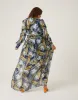 Plus Size Tropical Leaves Maxi Dress sold by 2020 Ave