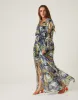 Plus Size Tropical Leaves Maxi Dress sold by 2020 Ave