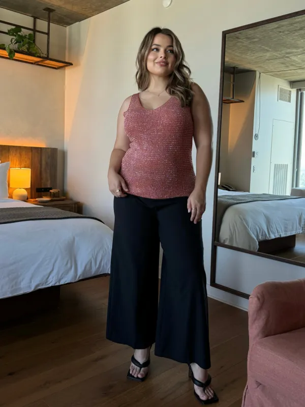 Plus Size Wide Leg Crop Trousers sold by 2020 Ave