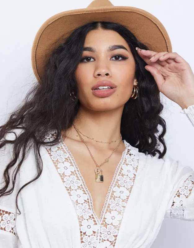 Lock It Up Chain Necklace sold by 2020 Ave