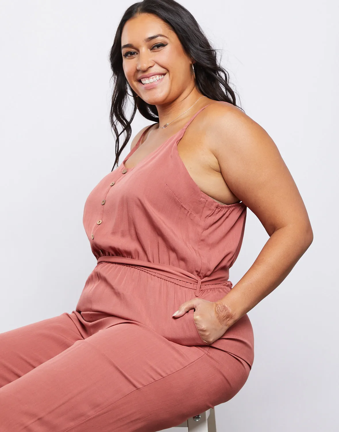 Plus Size Easy Breezy Jumpsuit sold by 2020 Ave product image thumbnail 4