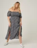 Plus Size Off-The-Shoulder Midi Dress sold by 2020 Ave