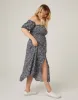 Plus Size Off-The-Shoulder Midi Dress sold by 2020 Ave