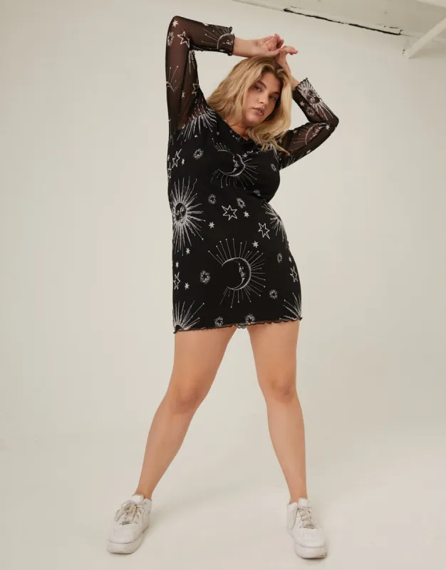 Plus Size Celestial Bodycon Dress sold by 2020 Ave