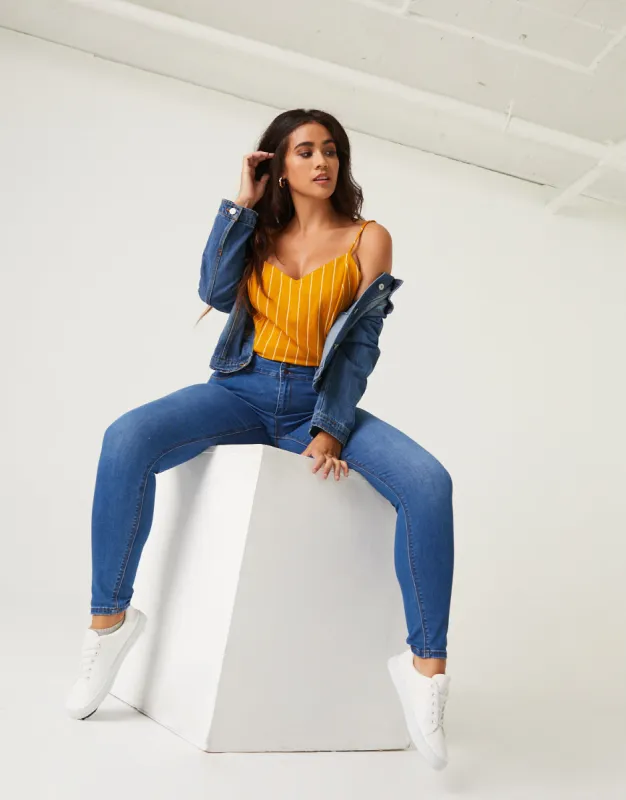 Plus Size Day Trip Striped Tank sold by 2020 Ave