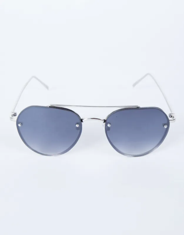 Minimal Aviator Sunnies sold by 2020 Ave