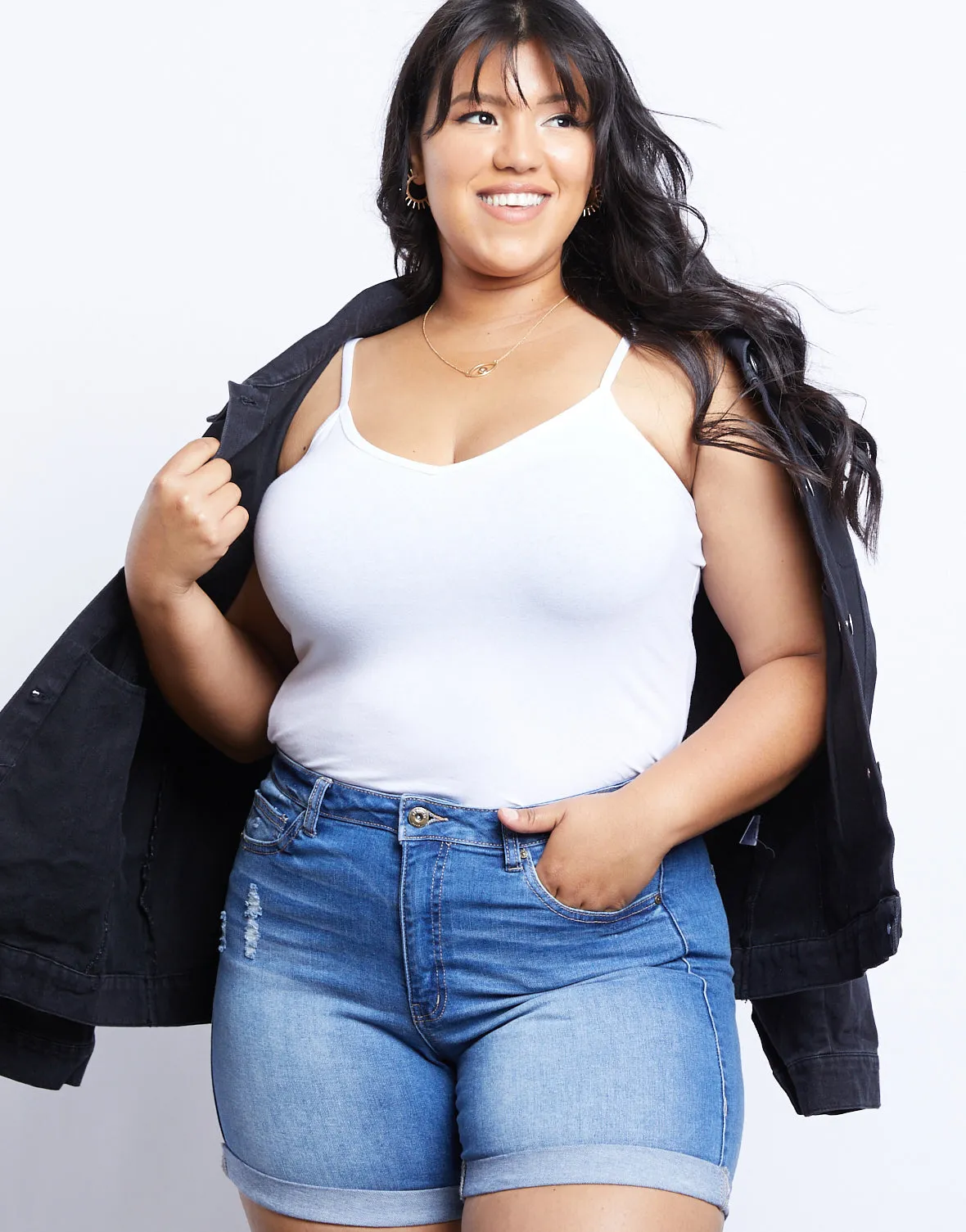 Plus Size V-neck Basic Cami sold by 2020 Ave product image thumbnail 2