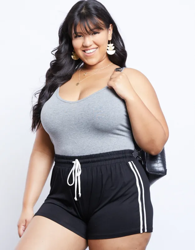 Plus Size V-neck Basic Cami sold by 2020 Ave
