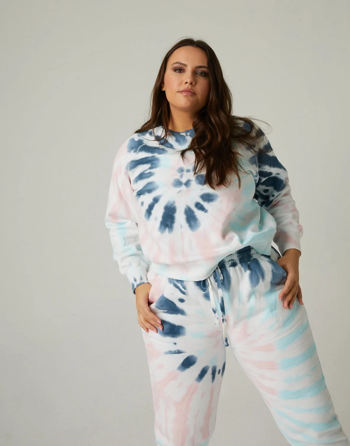 Plus Size Tie Dye Loungewear Set sold by 2020 Ave product image thumbnail 4