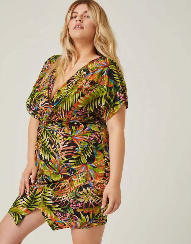 Plus Size Tropical Twist Dress sold by 2020 Ave