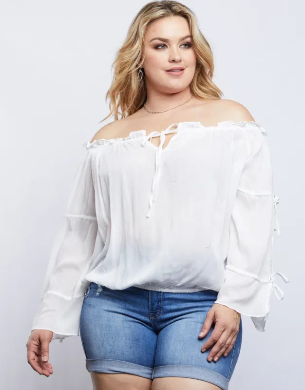 Plus Size Alana Long Sleeve Top sold by 2020 Ave