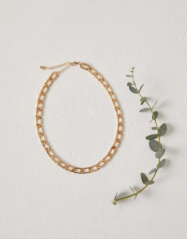 Short Curb Chain Necklace sold by 2020 Ave