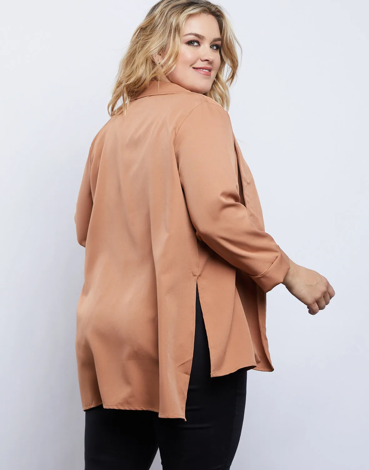 Plus Size Sleek Style Blazer sold by 2020 Ave product image thumbnail 4