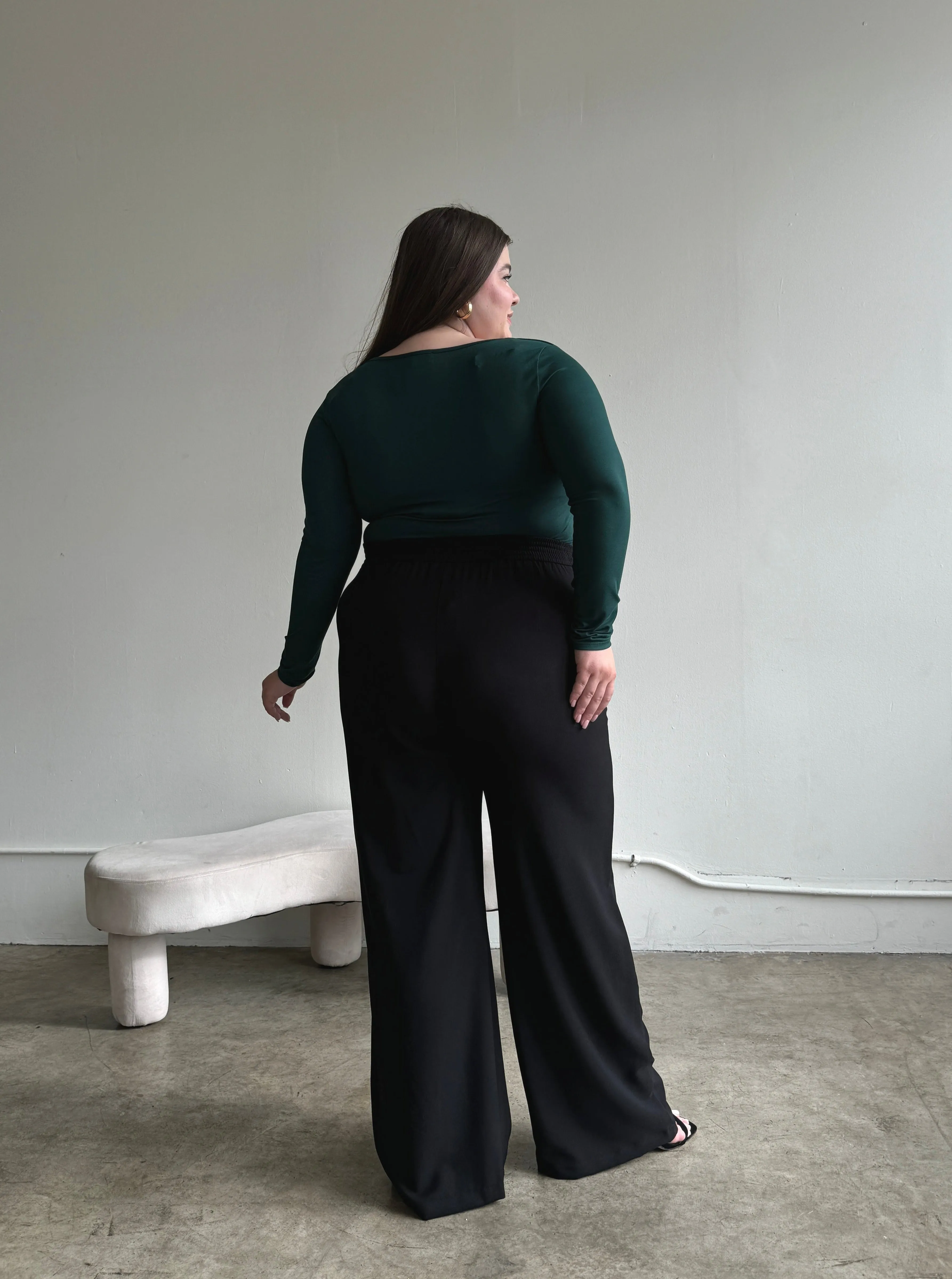 Plus Size Flowy Wide Leg Trousers sold by 2020 Ave product image thumbnail 4