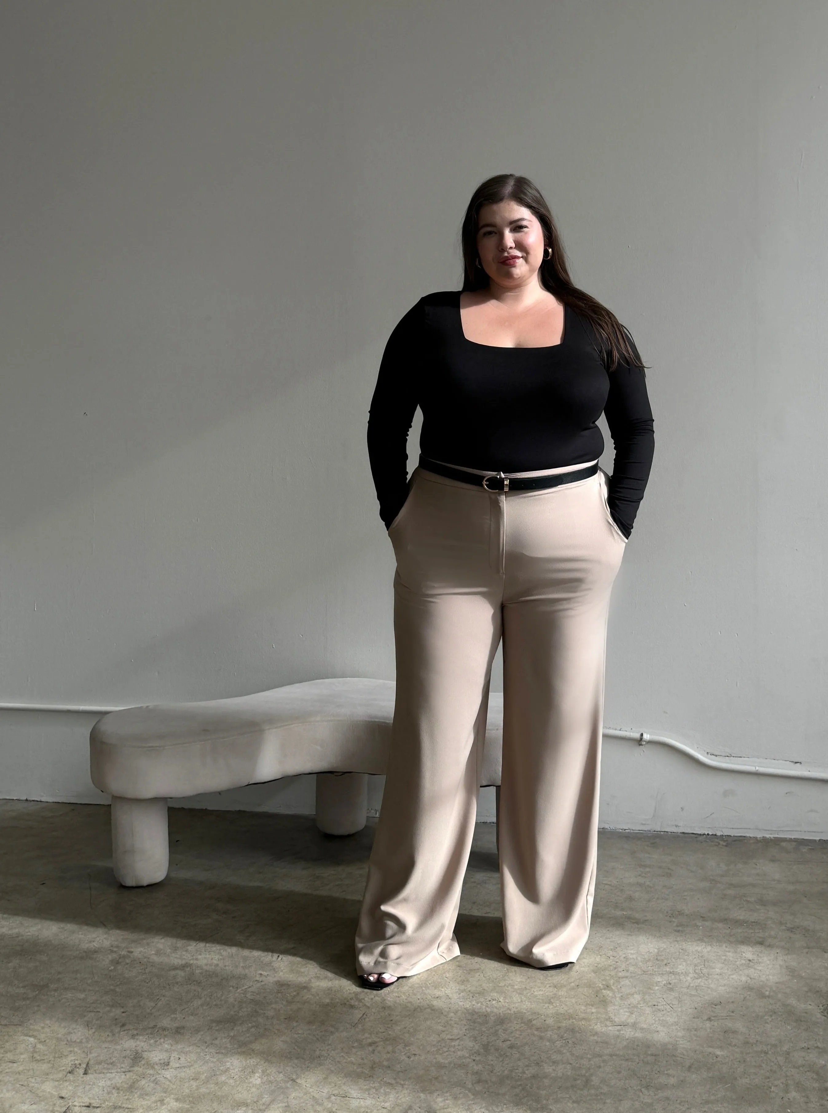Plus Size Flowy Wide Leg Trousers sold by 2020 Ave product image thumbnail 5