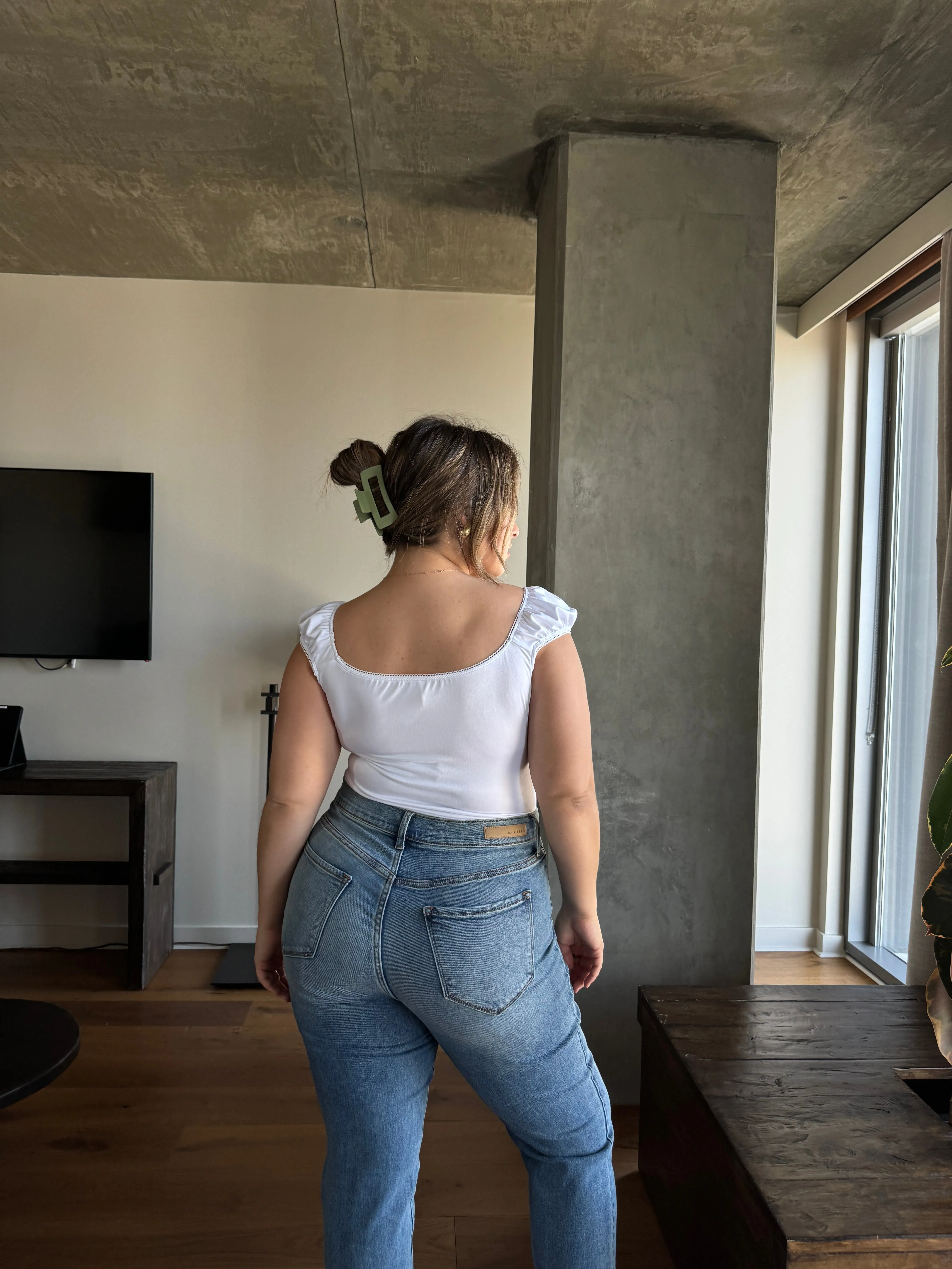 Plus Size Rose Cap Sleeve Top sold by 2020 Ave product image thumbnail 4