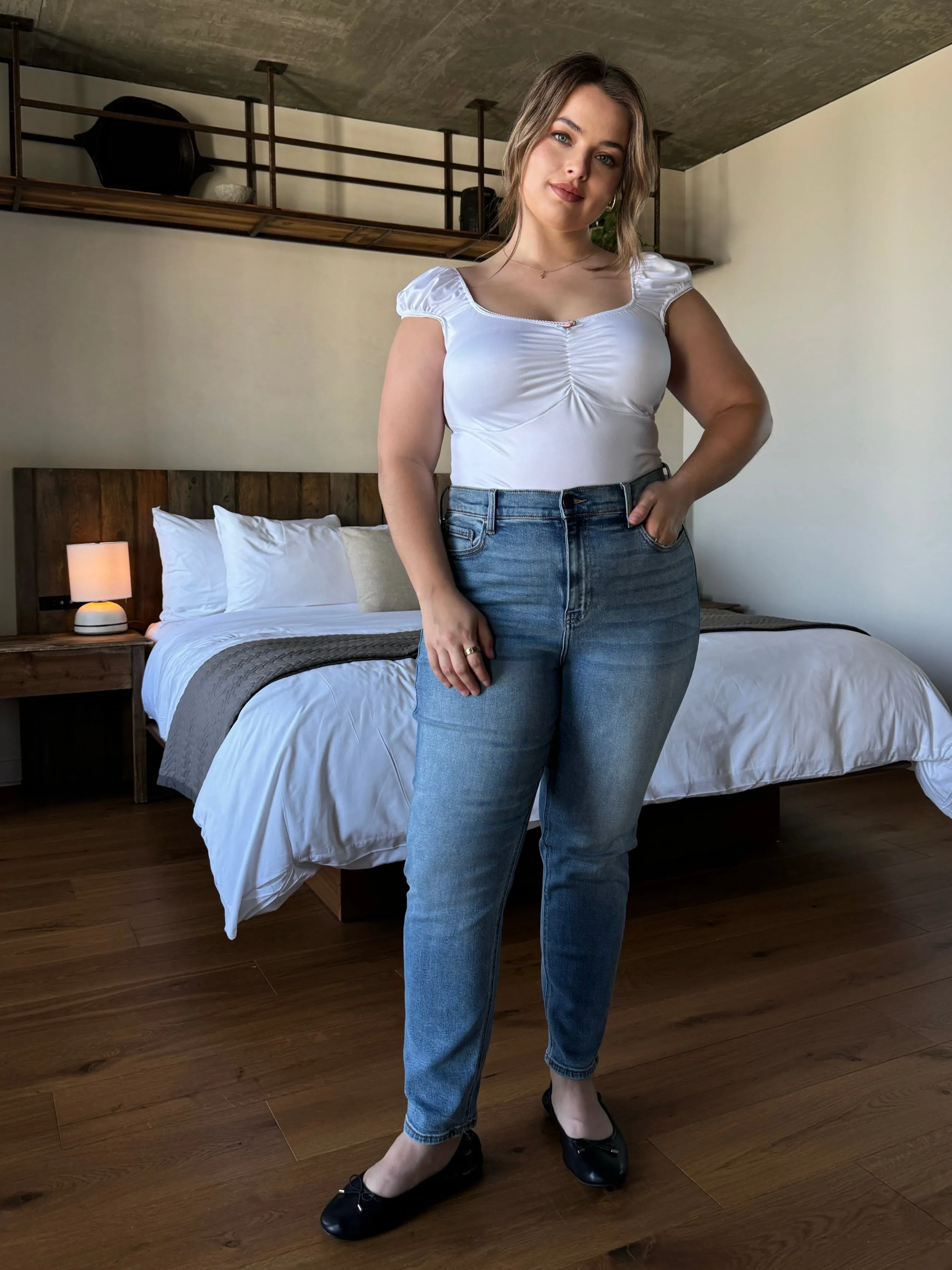 Plus Size Rose Cap Sleeve Top sold by 2020 Ave product image thumbnail 5